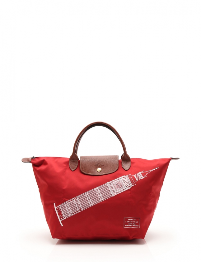 LONGCHAMP エッフェル塔 ル・プリアージュ 赤 LONGCHAMP(ロンシャン