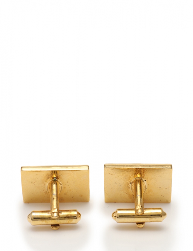 Cartier カルティエ カフス、ネクタイピンセット ゴールド/イエロー 美  