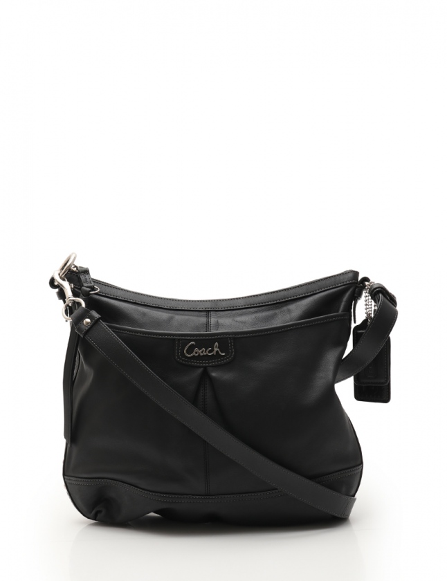 コーチ COACH ショルダーバッグ パークレザーダッフル 黒 F19726  