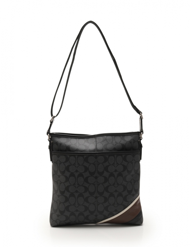 コーチ COACH ショルダーバッグ シグネチャー ヘリテージ ストライプ 
