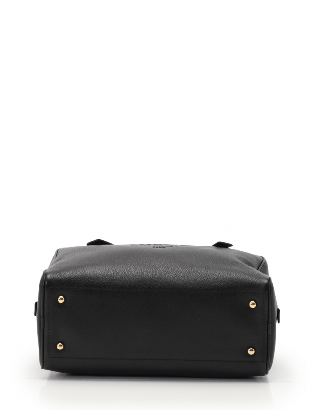 ロエベ LOEWE ハンドバッグ ミニボストンバッグ 黒 レザー レディース 