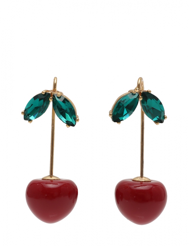 ケイトスペード KATE SPADE ピアス ゴールド 緑 赤 アクセサリー 