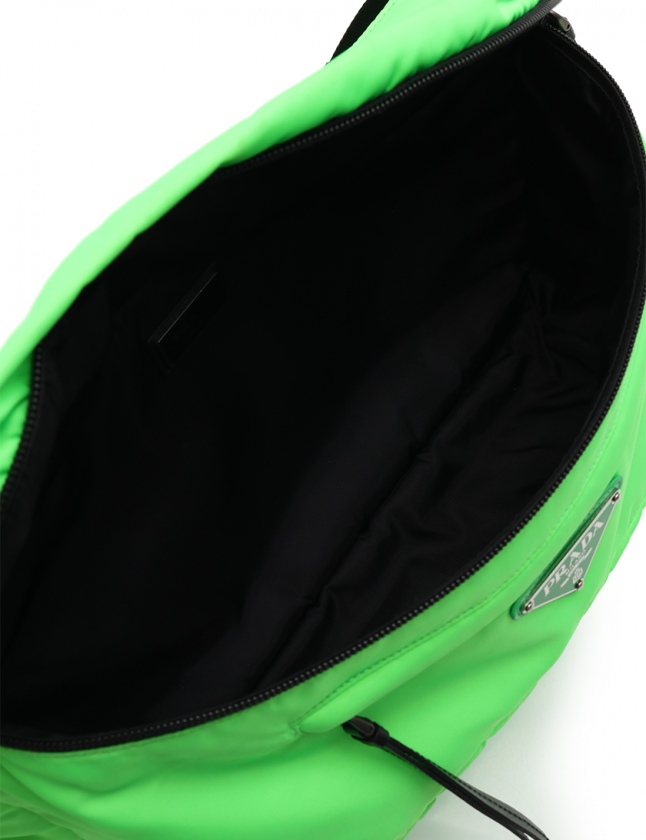 PRADA グリーン ウエストポーチ プラダ PRADA ボディバッグ ウエストポーチ 黄緑 ナイロン メンズ 114