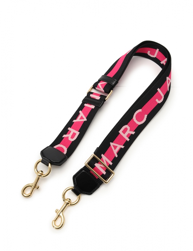 マークジェイコブス MARC JACOBS ショルダーストラップ 黒 ピンク 小物 
