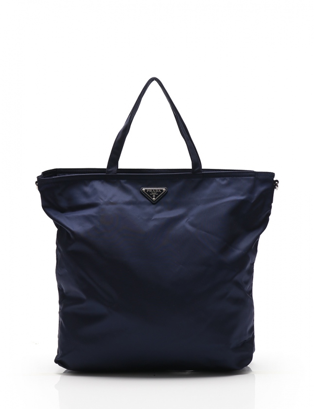 PRADA トートバッグ プラダ レディース】レザー＆ナイロン トートバッグ｜PRADA