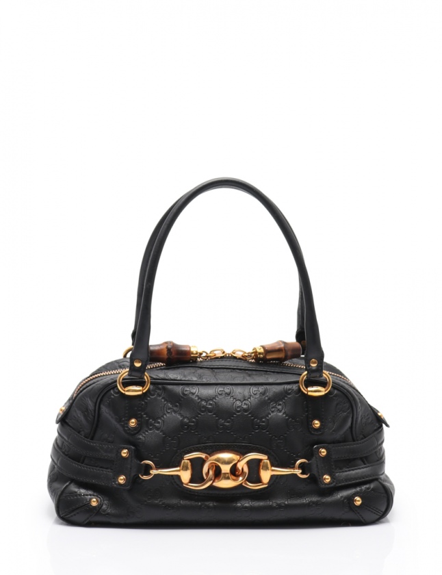 グッチ GUCCI ハンドバッグ グッチシマ ホースビット ミニボストン 
