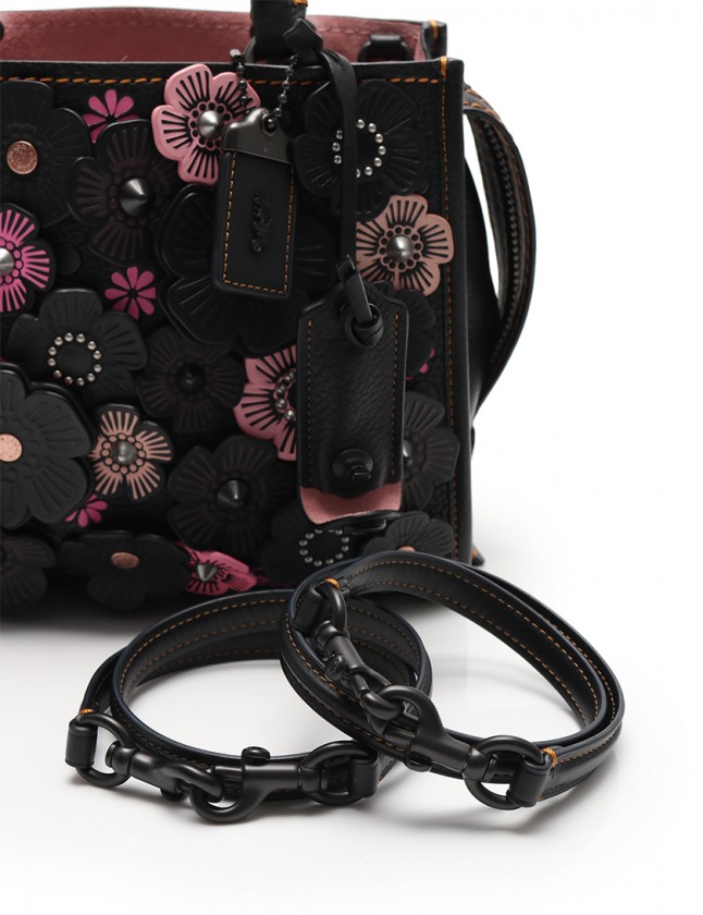 コーチ COACH ハンドバッグ ショルダーバッグ ローグ 25 ぺブル レザー 