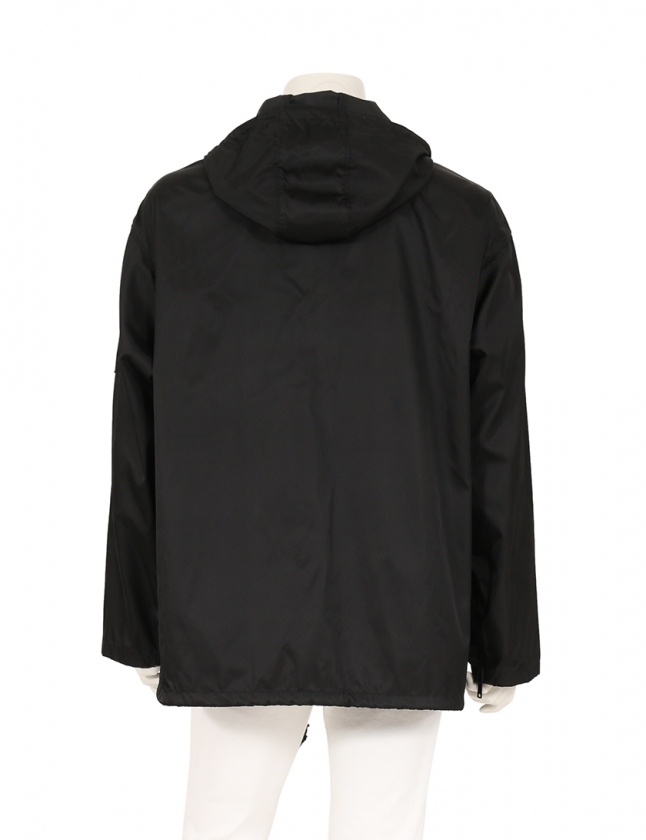 プラダ PRADA ジャケット アノラックパーカー 黒 XL アウター ワン 