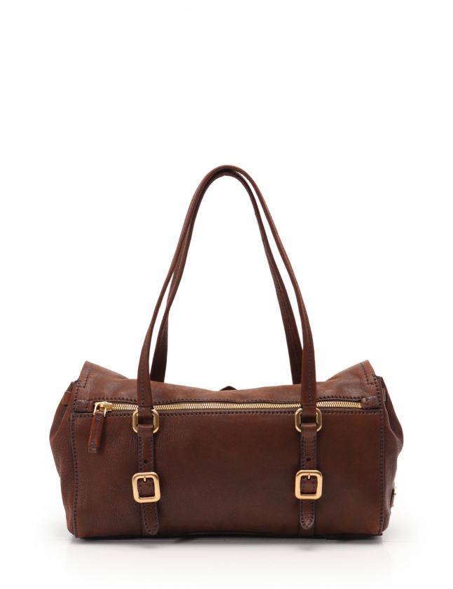 プラダ バック プラダ PRADA ショルダーバッグ 茶 BR3101 レザー ANTIC EASY