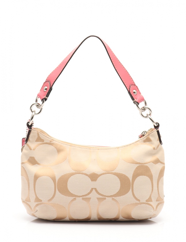 コーチ COACH ショルダーバッグ シグネチャー ストライプ デミ クロス 