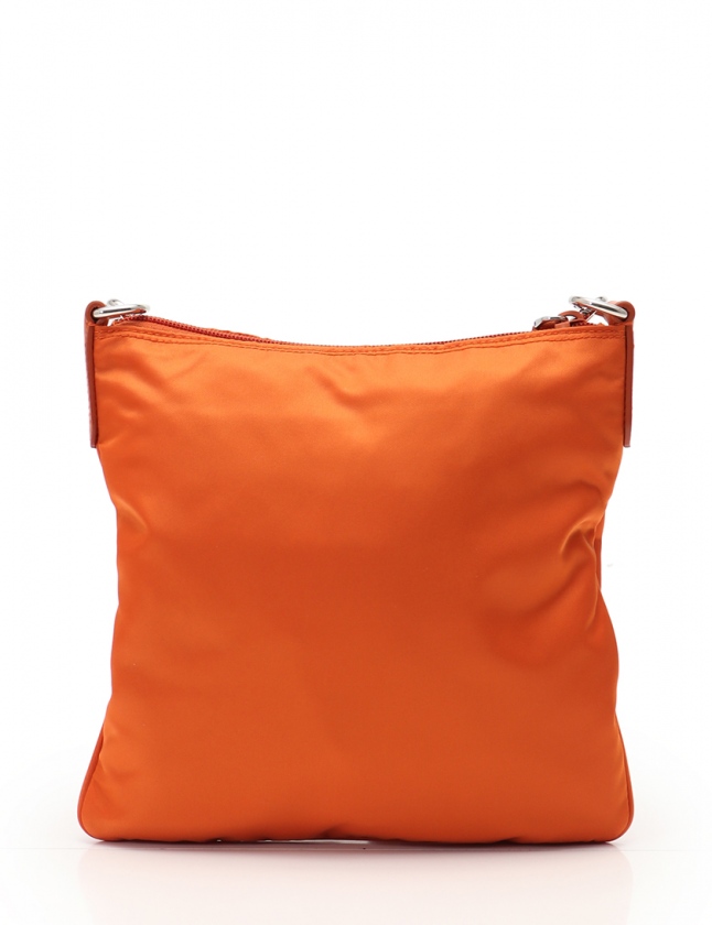 プラダ PRADA ショルダーバッグ オレンジ BT0716 ナイロン レザー