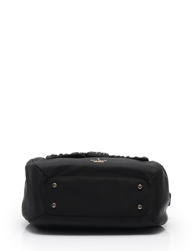 ケイトスペード KATE SPADE ハンドバッグ 黒 PXRU6220 ナイロン レザー 