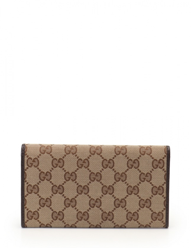 GUCCI グッチ | シマ レザー ロング ウォレット / 財布 (244946・0416