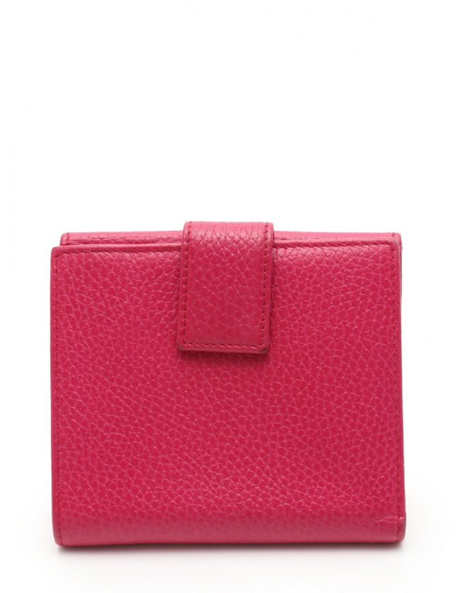 グッチ GUCCI 二つ折り財布 スウィング ピンク 小物 レザー 368233