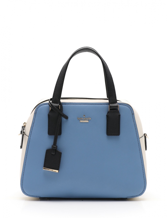 ケイトスペード KATE SPADE ハンドバッグ ショルダーバッグ 水色 白 黒 