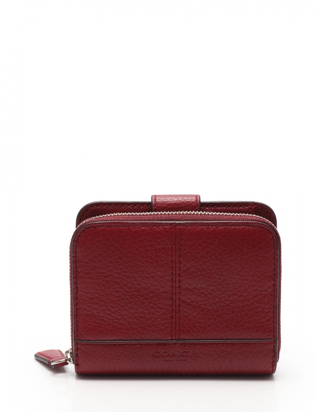 コーチ COACH 二つ折り財布 赤 小物 レザー F51766 レディース