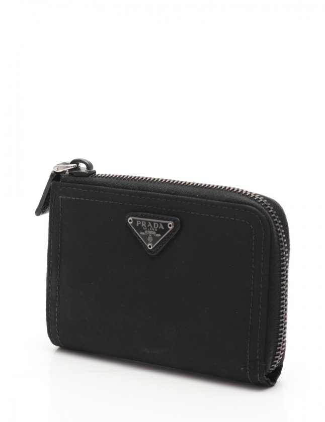 プラダ Prada コインケース 黒 小物 ナイロン L字ファスナー メンズ 114 ベクトルパーク