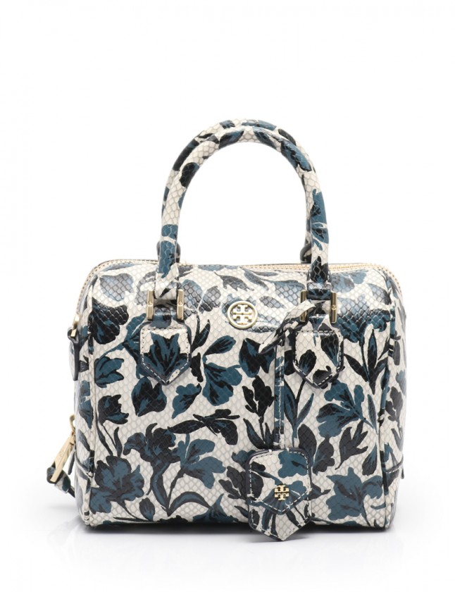 トリーバーチ TORY BURCH ミニボストンバッグ ショルダーバッグ 花柄  