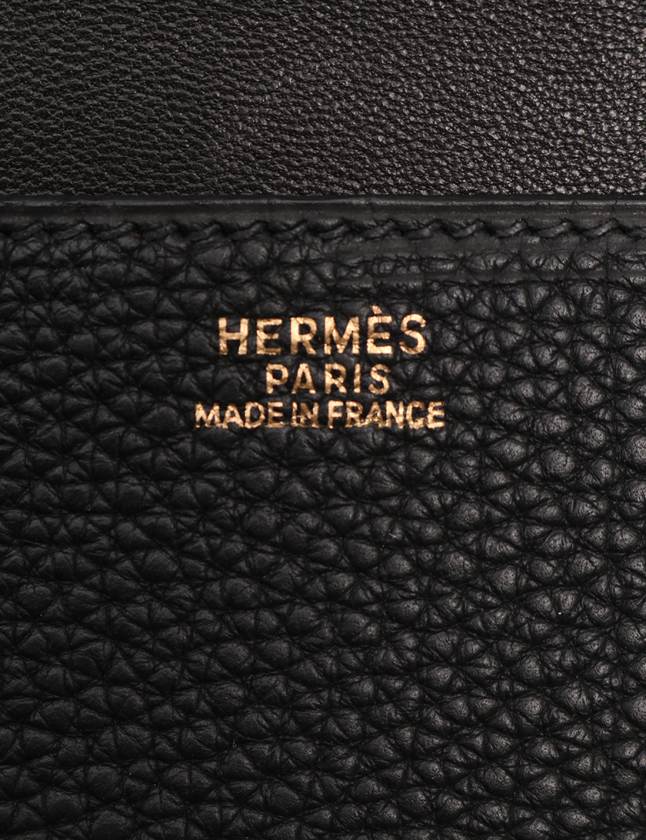 エルメス HERMES クラッチバッグ ドゴン ミーティング ノワール トゴ 