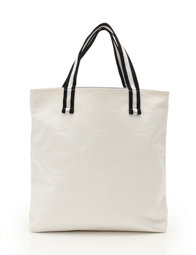グッチ GUCCI トートバッグ 白 123439 キャンバス レディース 114 