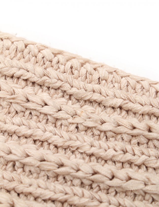 シャネル CHANEL ニット セーター ベージュ 38 トップス 長袖 無地 S