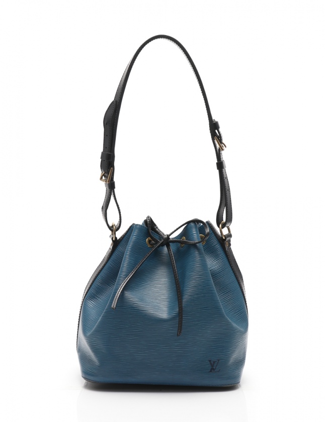 ルイヴィトン LOUIS VUITTON ショルダーバッグ プチノエ トレドブルー 