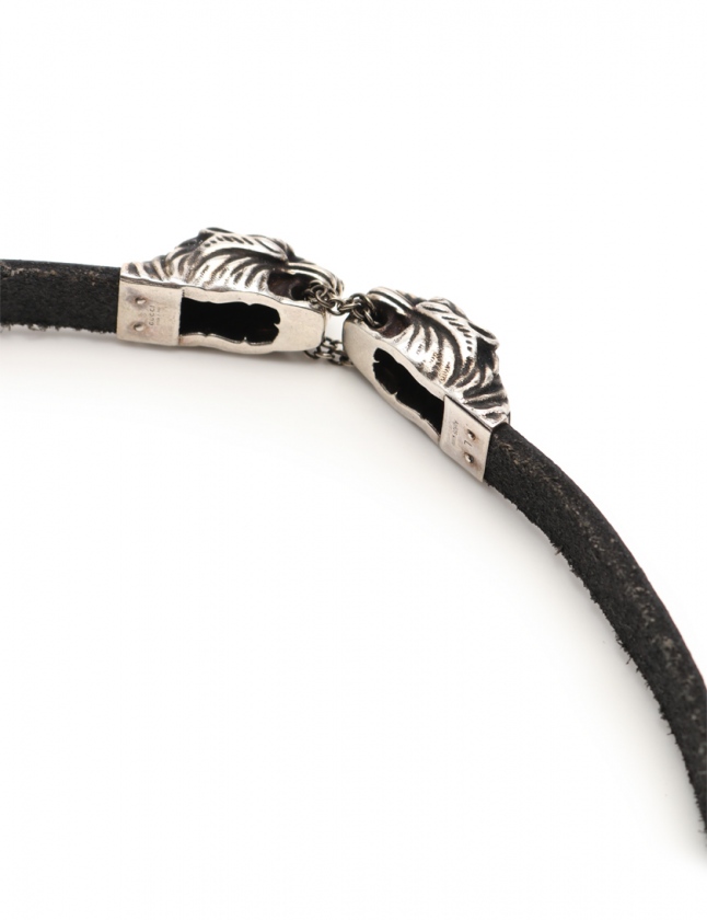GUCCI チョーカー　キャットヘッド 美品 GUCCI グッチ チョーカー キャットヘッド ストーン