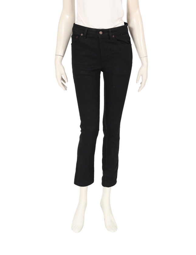 サンローラン パリ SAINT LAURENT PARIS スキニーパンツ 黒 25インチ 