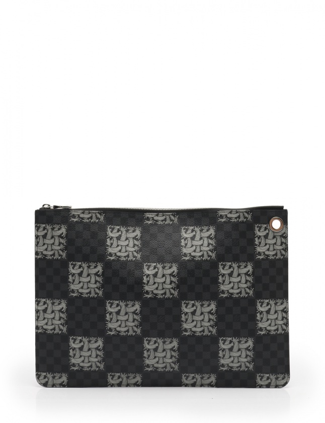 ルイヴィトン Louis Vuitton クラッチバッグ ポシェット ジュールgm ダミエグラフィット クリストファーネメス 黒 N Pvc メンズ 114 ベクトルパーク
