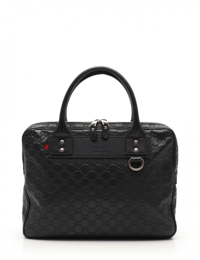 GUCCI グッチシマ ブリーフケース ビジネスバッグ 黒 楽天市場】グッチ 295316 ブリーフケース ビジネスバッグ レザー