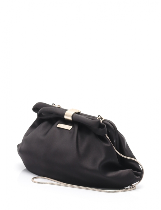 ケイトスペード KATE SPADE チェーンショルダーバッグ リボン 黒 