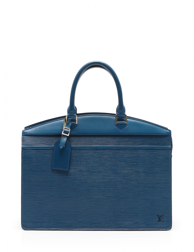 ルイヴィトン LOUIS VUITTON ハンドバッグ リヴェラ エピ トレドブルー 