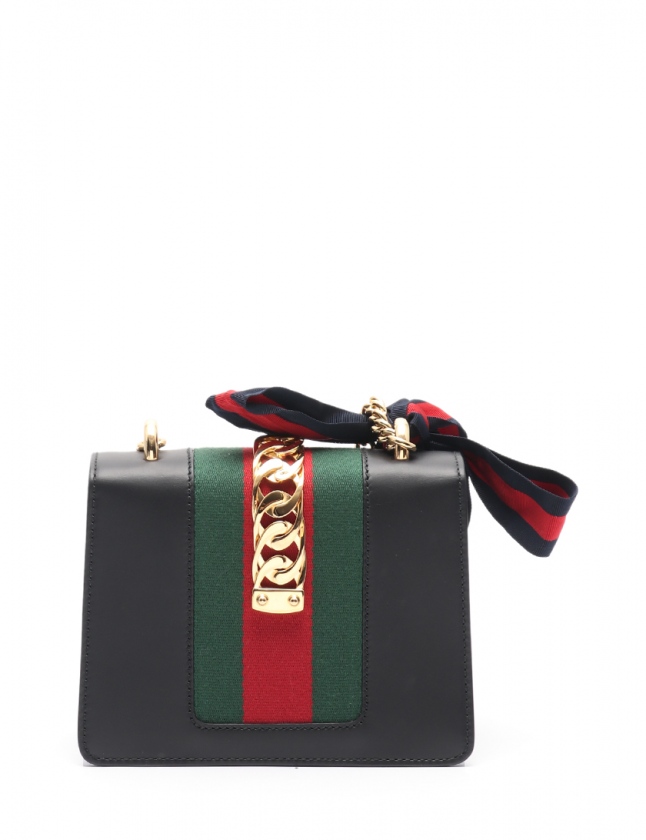 グッチ GUCCI チェーンショルダーバッグ ポシェット シルヴィ ウェブ  