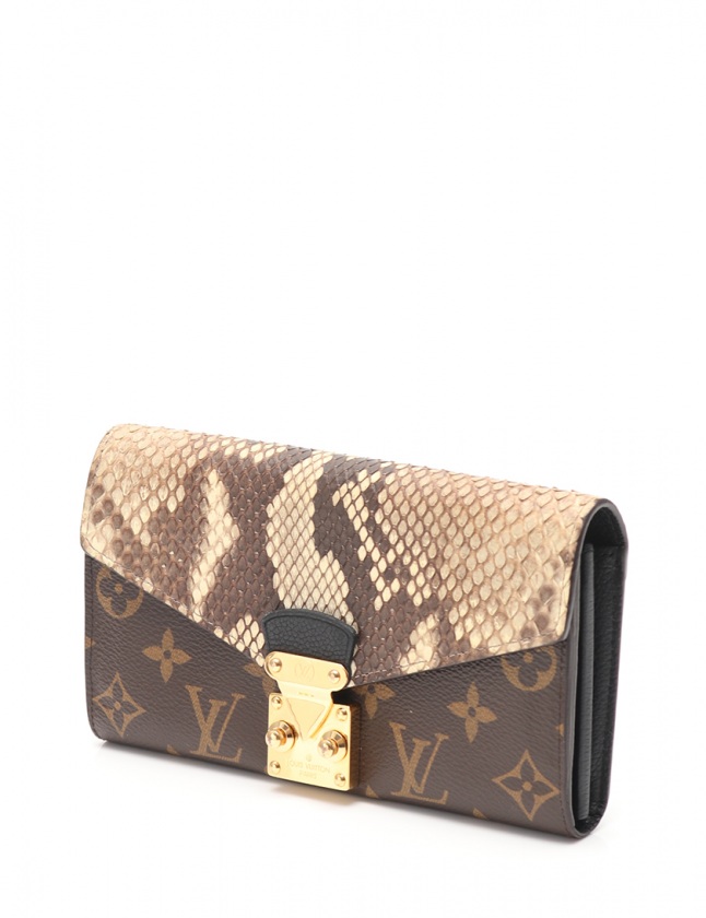 ルイヴィトン LOUIS VUITTON 二つ折り長財布 ポルトフォイユ パラス 