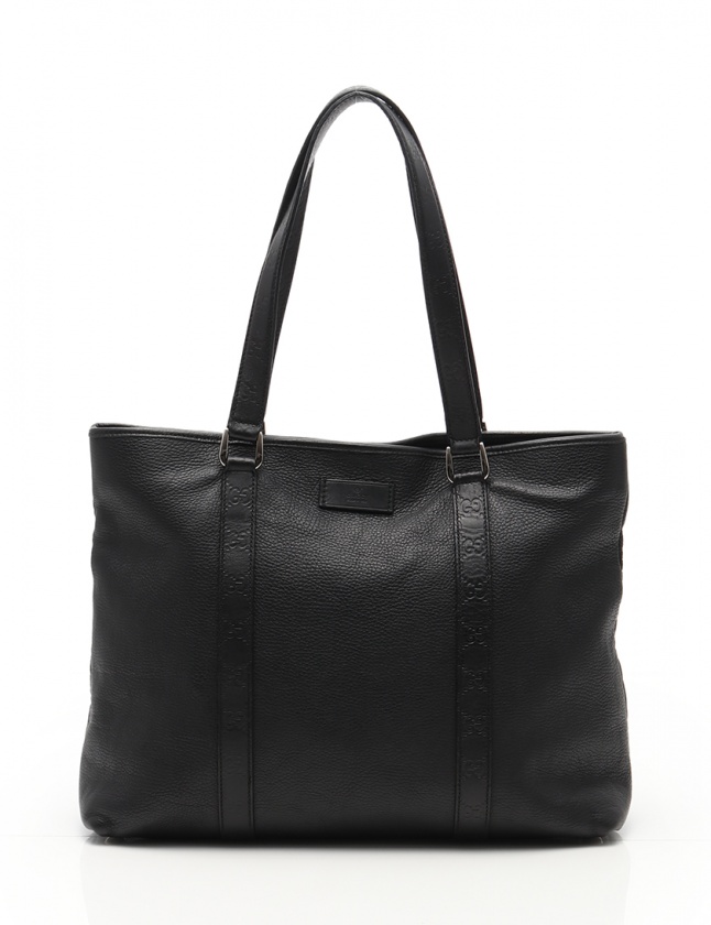 グッチ GUCCI トートバッグ 黒 257304 レザー メンズ／レディース  