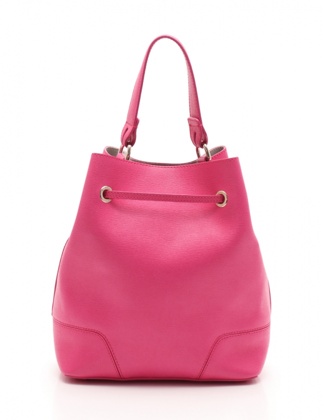 FURLA ハンドバッグ ショルダー ピンク ステイシー STACY 巾着型