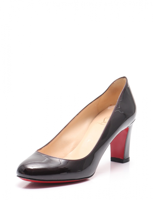 クリスチャンルブタン Christian louboutin パンプス 黒 36.5 シューズ 