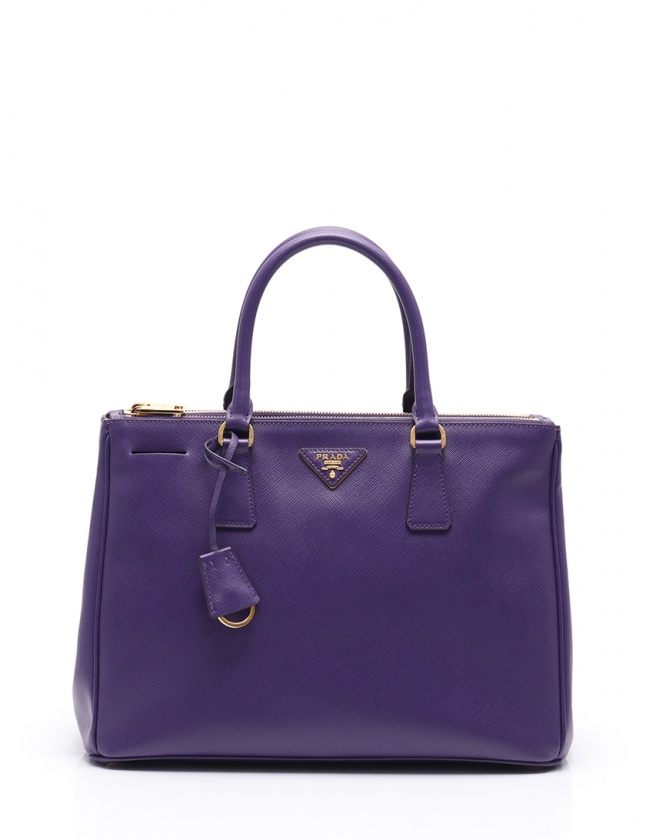 プラダ PRADA ハンドバッグ ショルダーバッグ ガレリア 紫 BN2274  
