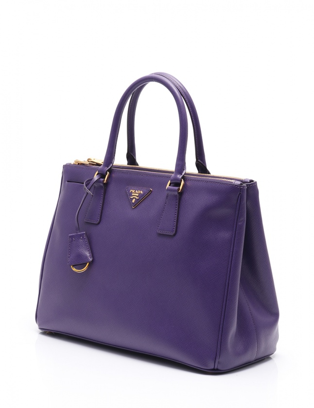 プラダ PRADA ハンドバッグ ショルダーバッグ ガレリア 紫 BN2274  