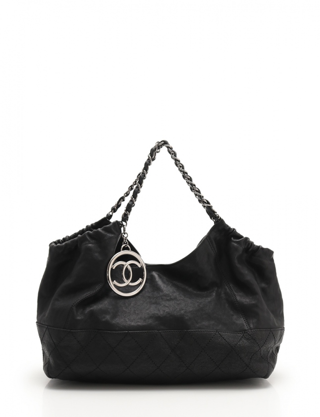 シャネル CHANEL チェーンショルダーバッグ ココカバス 黒 A33450