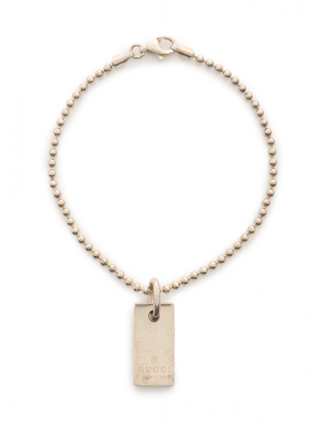 グッチ GUCCI ボールチェーンブレスレット シルバー