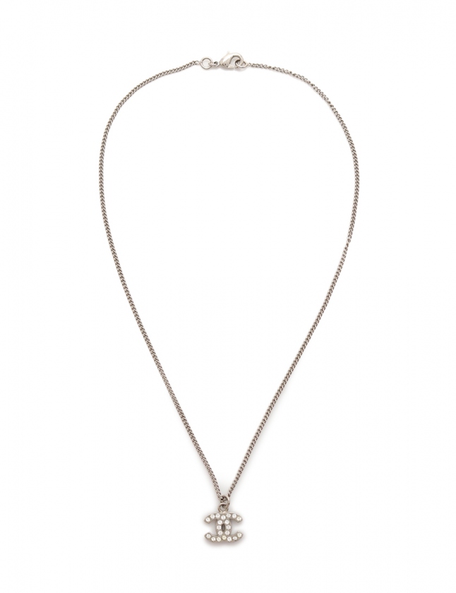 シャネル CHANEL ネックレス ペンダント ココマーク シルバー 
