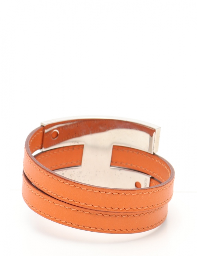 【美品】HERMES プスプス レザー ブレスレット □G刻印 HERMES エルメス ブレスレット プスプス レディース ブランド