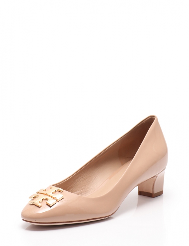 トリーバーチ TORY BURCH パンプス ヒール ベージュ 7.5 M シューズ 