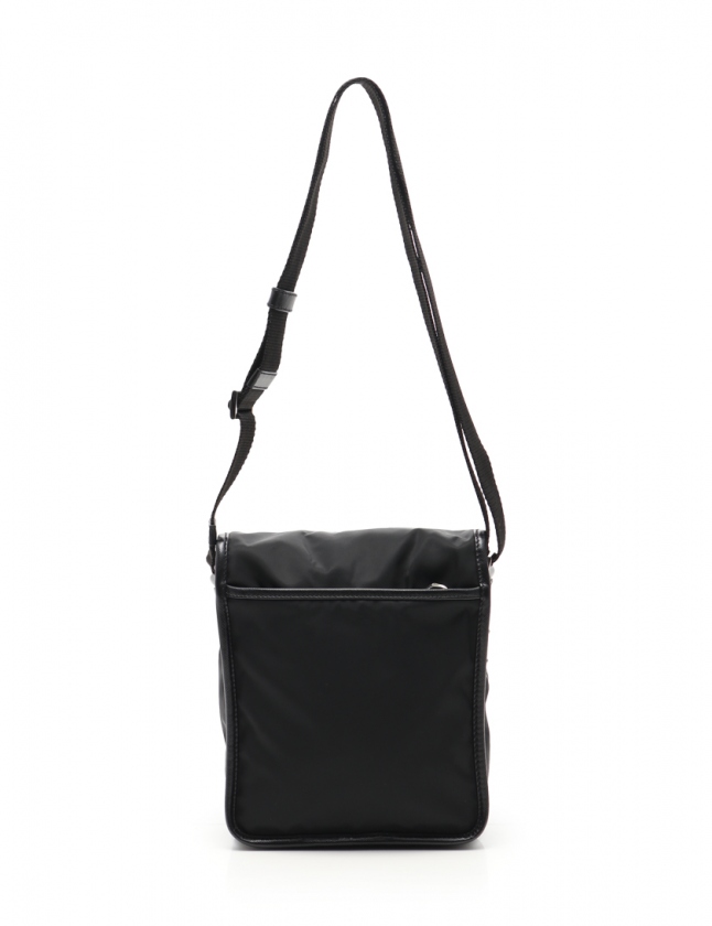 K水032⁄ プラダ ナイロン サフィアーノ レザー メッセンジャーバッグ