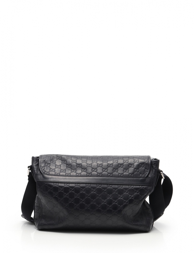 【極美品】グッチ ショルダーバッグ メッセンジャー シマ レザー ネイビー 紺色 グッチ GUCCI メッセンジャーバッグ ショルダーバッグ