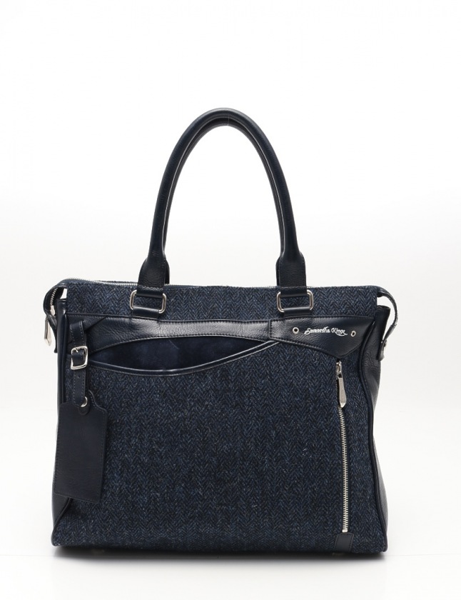 サマンサキングズ Samantha Kingz × Harris Tweed ビジネスバッグ  