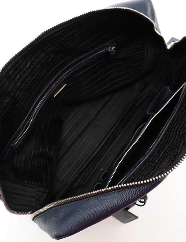 プラダ PRADA ビジネスバッグ ブリーフケース ネイビー