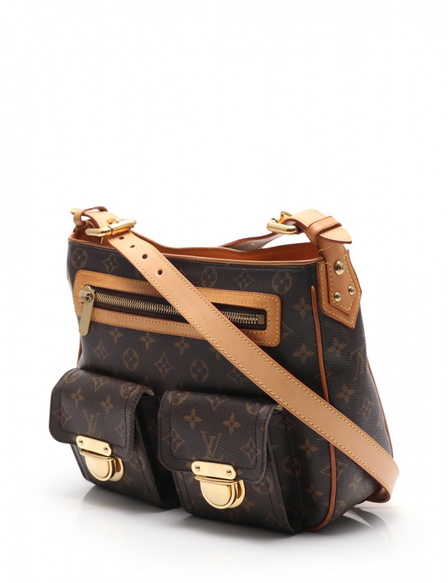 ルイヴィトン LOUIS VUITTON ショルダーバッグ ハドソンGM モノグラム