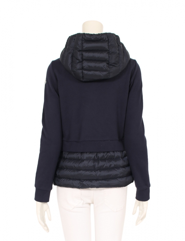 モンクレール MONCLER ジップアップパーカー ネイビー S トップス 長袖 